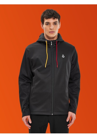 Gsstore Galatasaray Erkek Fermuarlı Hoodie E251079 Siyah
