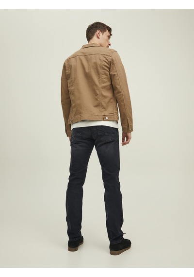 Jack & Jones Erkek Glenn Fox 147 Slim Fit Jean - 12223627 Black Denim