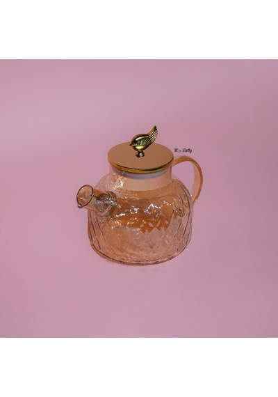 Bellisima Kare Desen Demlik Amber