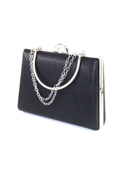Keeba Taşlı Siyah Abiye Çanta Clutch Siyah Taşlı Gece Çantası Abiye Çanta Siyah Abiye Çantası
