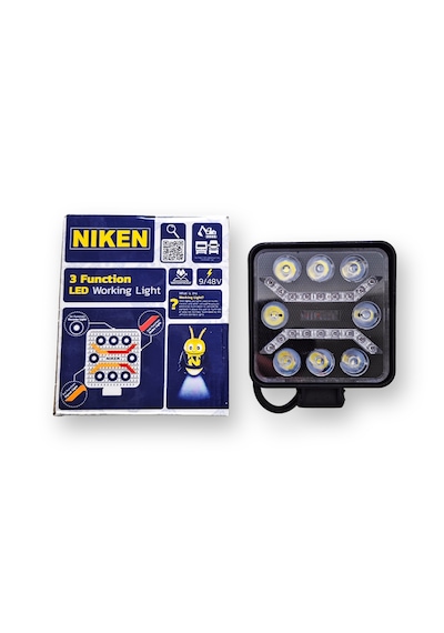 Niken Çalışma Lambası Demmon Tip 3 Fonksiyon-kırmızı-sarı