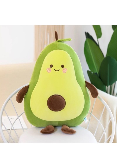 Avokado Pelüş Yastık 50cm Ve Melek Kolye Hediyeli