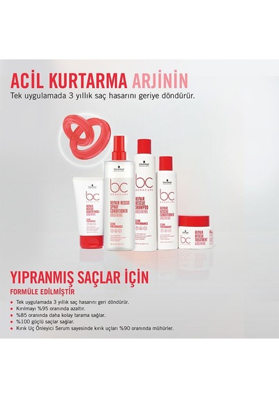 Bc Kimyasal İşlem Sonrası Yıpranmış Saçları Yapılandırıcı Ve Güçlendirici Şampuan 1000 Ml