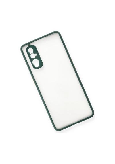 Oppo Find X2 Kılıf Montreal Silikon Kapak - Yeşil 0.2M-Çok Renkli