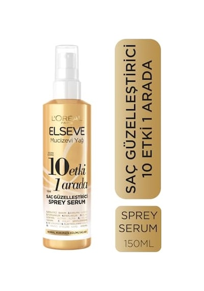 L Oréal Paris Elseve Mucizevi Yağ 10 Etki 1 Arada Saç Güzelleştirici Sprey Serum 150ml