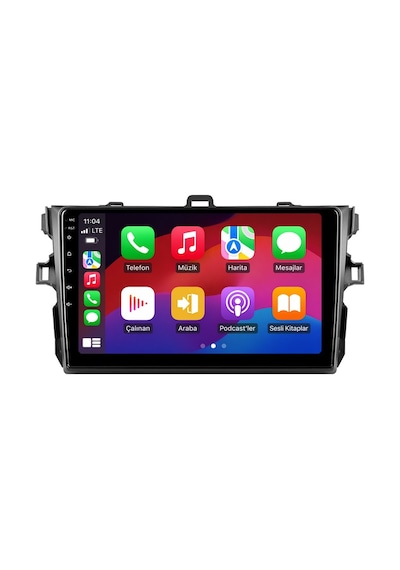 Toyota Corolla Android Multimedya 2007-2012 Carplay Android Auto Navigasyon Kameralı 4gb Ram 64gb 9"