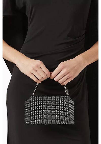 Stella Mccartney Falabella Kristal File Omuz Çantası, El Işçiliği & Vegan Siyah