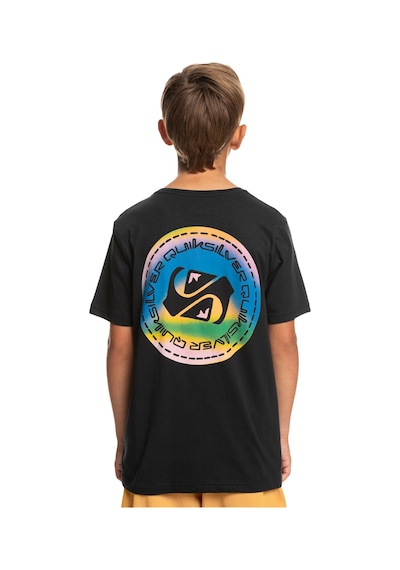 Quiksilver Colour Flow Ss Yth Siyah Siyah