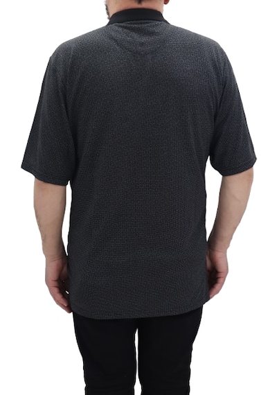 Becces Dmctekstil Erkek 004 Desenli Klasik Kesim Rahat Kalıp Tek Cepli Battal Polo Yaka T-shirt Siyah Becces Dmctekstil Erkek 004 Desenli Klasik Kesim Rahat Kalıp Tek Cepli Battal Polo Yaka T-shirt Siyah