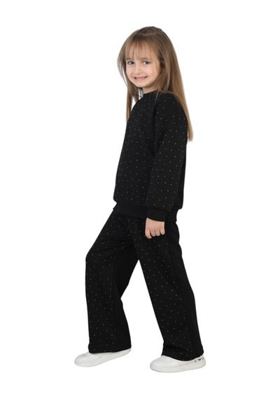 Erdem Kıds Kız Çocuk Taşlı Pijama Takımı Rahat Kalıp Günlük-casual Takım İkili Takım Siyah Siyah Erdem Kıds Kız Çocuk Taşlı Pijama Takımı Rahat Kalıp Günlük-casual Takım İkili Takım Siyah Siyah