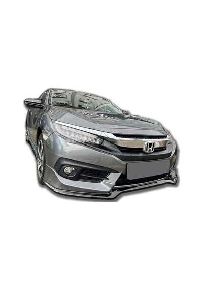 Honda Civic Fc5 Mugen Ön Ek Plastik Siyah Karlık-ön-ek-bodykit 2016 2017 2018 Makyajsız Kasa