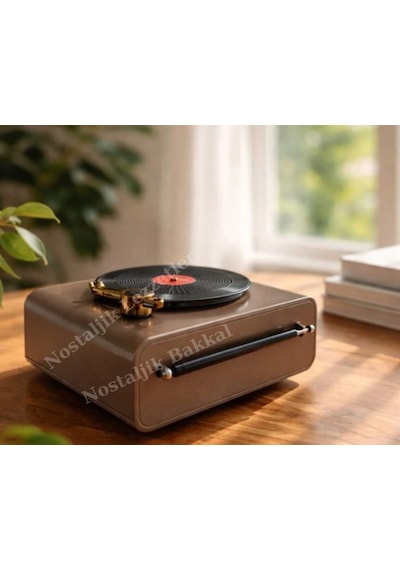 Everton Rt-604 Plak Tasarımlı Ve Görünümlü , Nostalji Bluetooth/usb/sd/ Radyo Mp3 Player Müzik Kutusu