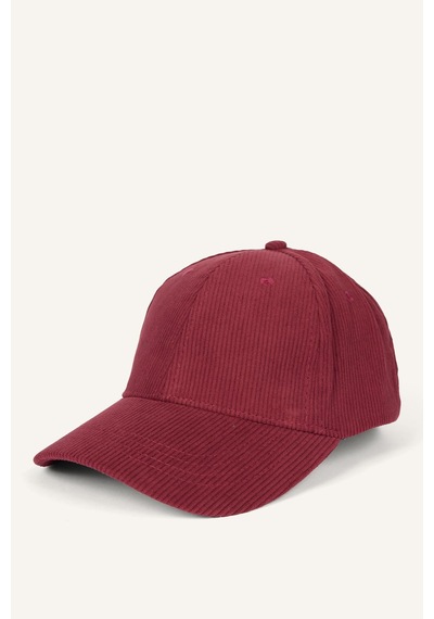 Defacto Kadın Fitilli Kadife Cap Şapka H6755ax26wnbr2 Bordo-br2