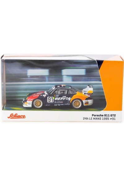 Tarmac Works X Schuco 1/64 Porsche 911 Gt2 24h Le Mans 1995 91