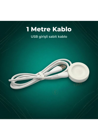 Ys-gt3 Manyetik Akıllı Saat Şarj Aleti Usb Kablolu 1 Metre Huawei Watch Gt 3 İle Uyumlu