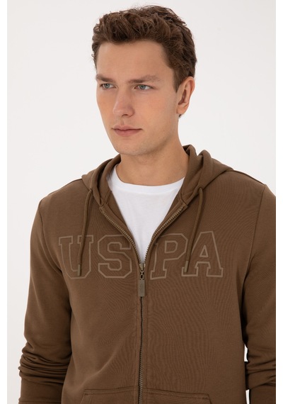 U.s. Polo Assn. Erkek Haki Hırka Örme 50313719-vr027 Haki