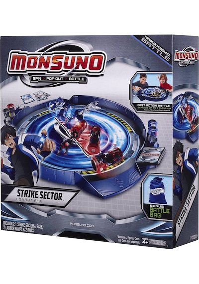 Monsuno, Lisanslı Mega Arena, 4 Adet Kapsül-4 Figür-4 Kart Full Oyun Seti