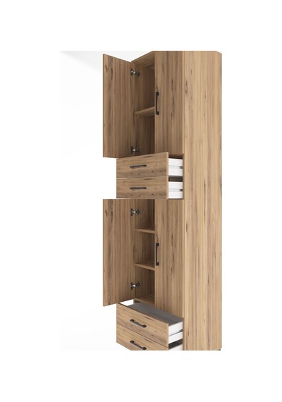 Hyperion Dolap 5 Raflı 4 Çekmeceli 4 Kapaklı 60x44x243 Çam-çam Çam Hyperion Dolap 5 Raflı 4 Çekmeceli 4 Kapaklı 60x44x243 Çam-çam Çam