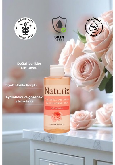 Naturix Gül Mayalı Aydınlatıcı Tonik 250 ML