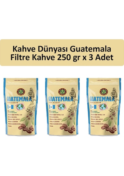 Kahve Dünyası Guatemala Filtre Kahve 3 x 250 G