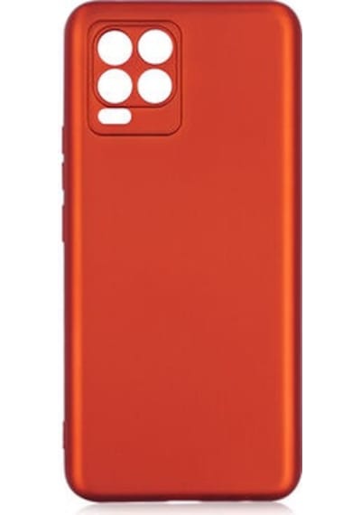 Realme 8 Pro Kılıf Esnek Yapılı İnce Slim Silikon Kapak Ryc/premier Kirmizi