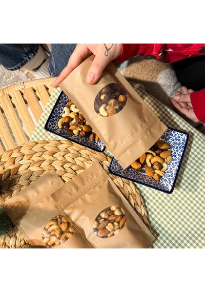 Kağıt Görünümlü Kilitli Saklama Poşeti Mini Boy 10 Adet 11x17 Cm - 200 Ml