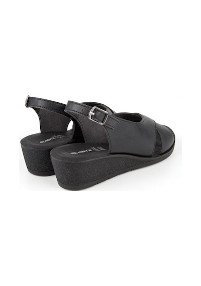 Muya Vienza 31028-001 Anatomik Taban Kadın Sandalet Siyah 36-40 001