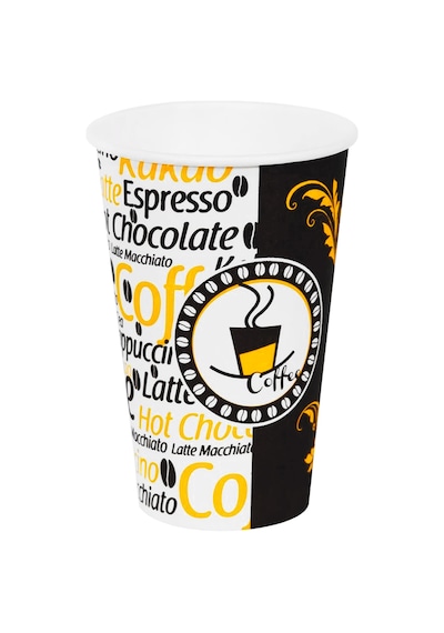 12 Oz Karton Bardak Kağıt Latte Bardağı 300 ml - 80 Adet