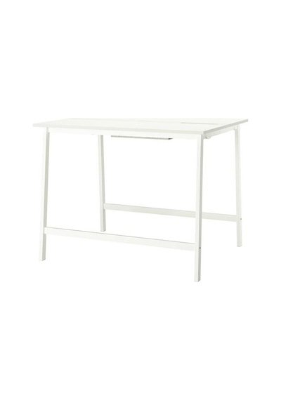 Ikea Mıttzon Çalışma Masası Ek Ünite, Beyaz, 140x12 Cm