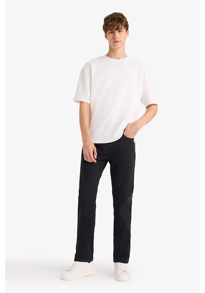 Defacto Sergio Regular Fit Normal Bel Boru Paça Jean Pantolon V0793az25wnnm40 Siyah-nm40