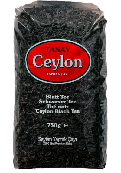 Tanay Ceylon İthal Yaprak Seylan Çayı 750 G