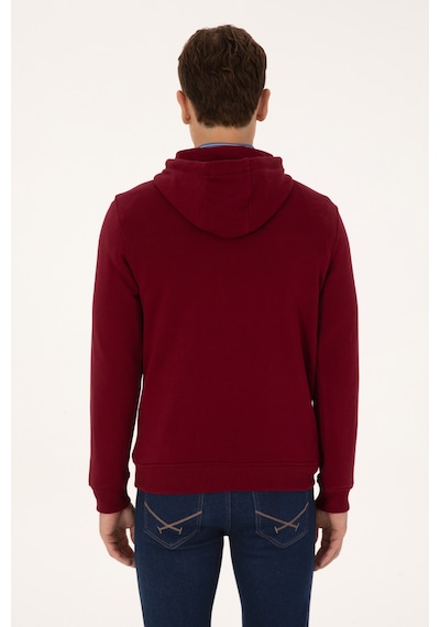 U.s. Polo Assn. Erkek Bordo Sweatshirt 50316364-vr014 Bordo