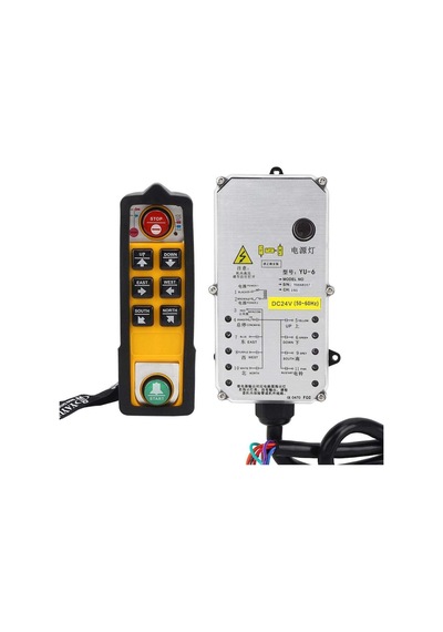 Yayu Yu-6 Kaldıraç Kontrolörü Vinç Radyo Uzaktan Kumanda Tek Saplı, 36v, 800mhz