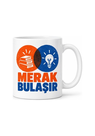 Merak Baskısı Tasarımlı Porselen Kupa - Model 684 Diğer