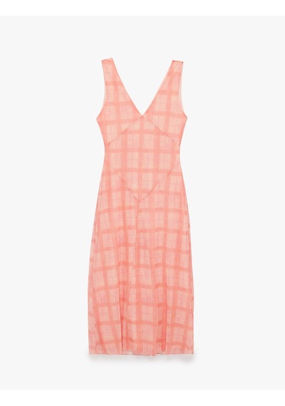 Koton Rahat Kalıp V Yaka Ekose Desenli Tül Kolsuz Maxi Elbise Pembe Ekose 6sal80196ık Pembe Ekoseli Koton Rahat Kalıp V Yaka Ekose Desenli Tül Kolsuz Maxi Elbise Pembe Ekose 6sal80196ık Pembe Ekoseli