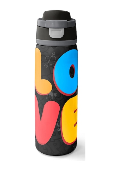 Coral High 800 Ml Erkek Çocuk Siyah Çok Renkli Love Baskılı Pipetli Ve Direkt İçim Çelik Termos/matara - 38508 Sarı - Mavi Coral High 800 Ml Erkek Çocuk Siyah Çok Renkli Love Baskılı Pipetli Ve Direkt İçim Çelik Termos/matara - 38508 Sarı - Mavi