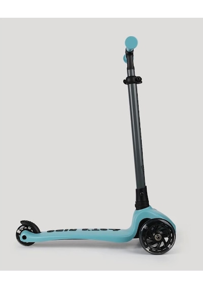 Let's Ride Two Işıklı Katlanabilir 3 Tekerlekli Scooter Turkuaz