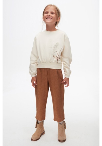 Xo Kids Kız Çocuk Pantolon 4-8 Yaş 57507 Camel
