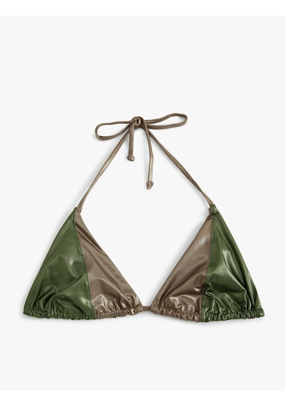 Koton Mikro Bikini Üstü Çift İpli Bağlamalı Parlak Çift Taraf Kullanımlı Yeşil 4sak10261mm Yeşil Koton Mikro Bikini Üstü Çift İpli Bağlamalı Parlak Çift Taraf Kullanımlı Yeşil 4sak10261mm Yeşil
