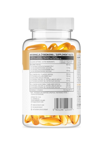 Ostrovit Omega 3-6-9 90 Kapsül