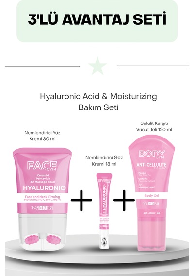 Hyaluronic Acid & Moisturizing Bakım Seti
