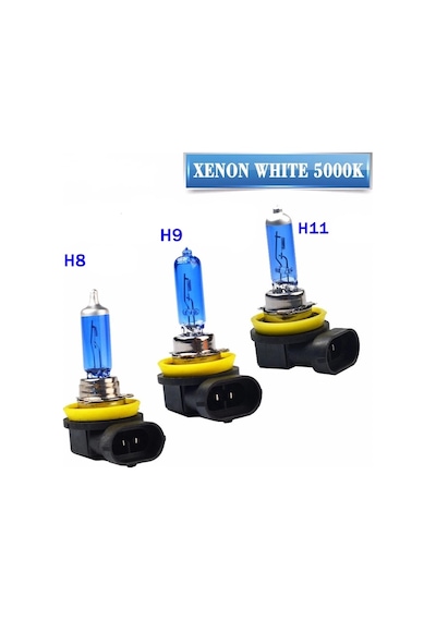H11 Far Ampulü Beyaz Işık 12v 5000k