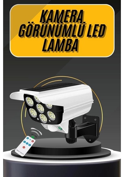 Led Lamba-güneş Paneli Destekli Uzaktan Kumandalı Solar Led Lamba Çok Renkli