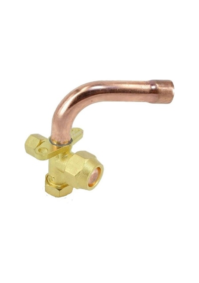 Klima Vanası Eğri Boru Rekorsuz 3/8 R-22