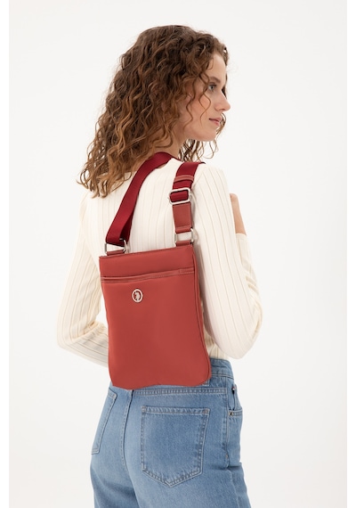U.S. Polo Assn. Kadın Gül Kurusu Kapitone Çapraz Çanta 50300296-VR026