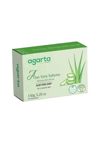 Doğal Kalıp Sabun 150gr - Aloe Veralı Adaçayı