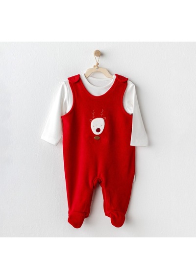 Andywawa Happy New Year Bebek Tulum Takım Ac25339 Kırmızı