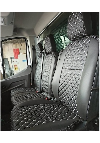 Ford Transit 2021 Araca Özel Deri Tek Kabin Oto Koltuk Kılıfı (500520671)