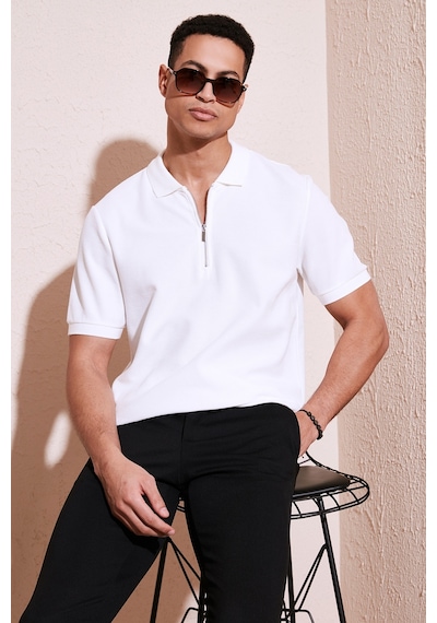 Buratti Erkek Polo Yaka T Shirt 5902434 Ekru Ekru