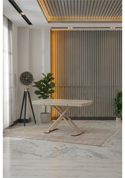 Venoxa Premium Seri 70x110 / 70x160 Mdf Masa Tek Masadır Traverten / Bej Traverten / Bej Venoxa Premium Seri 70x110 / 70x160 Mdf Masa Tek Masadır Traverten / Bej Traverten / Bej